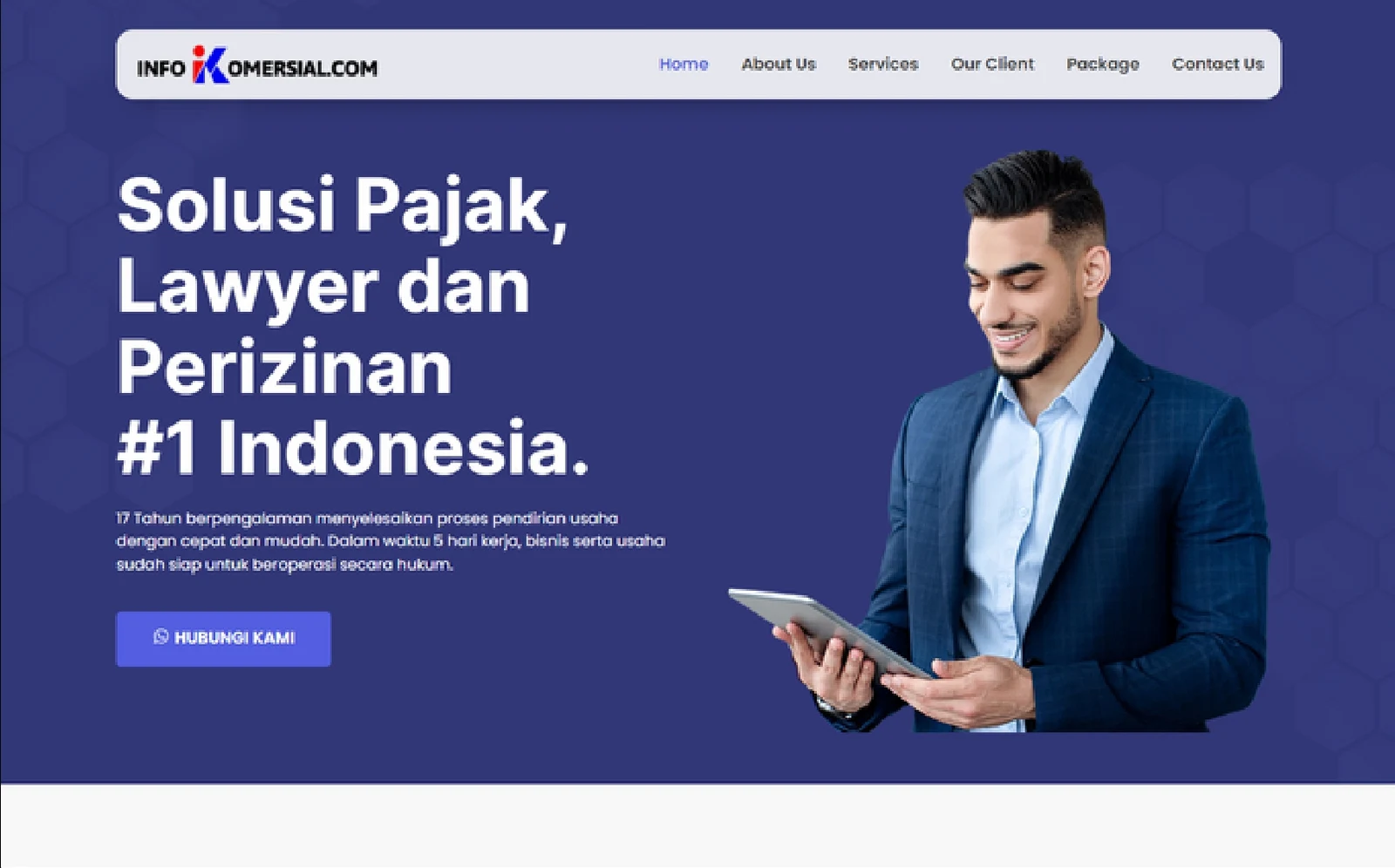 Infokomersial tax and business services website